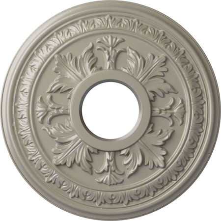 Baltimore Ceiling Medallion (Canopies up to 5 1/2"), 15 3/8"OD x 4 1/4"ID x 1 1/2"P, Pearl White